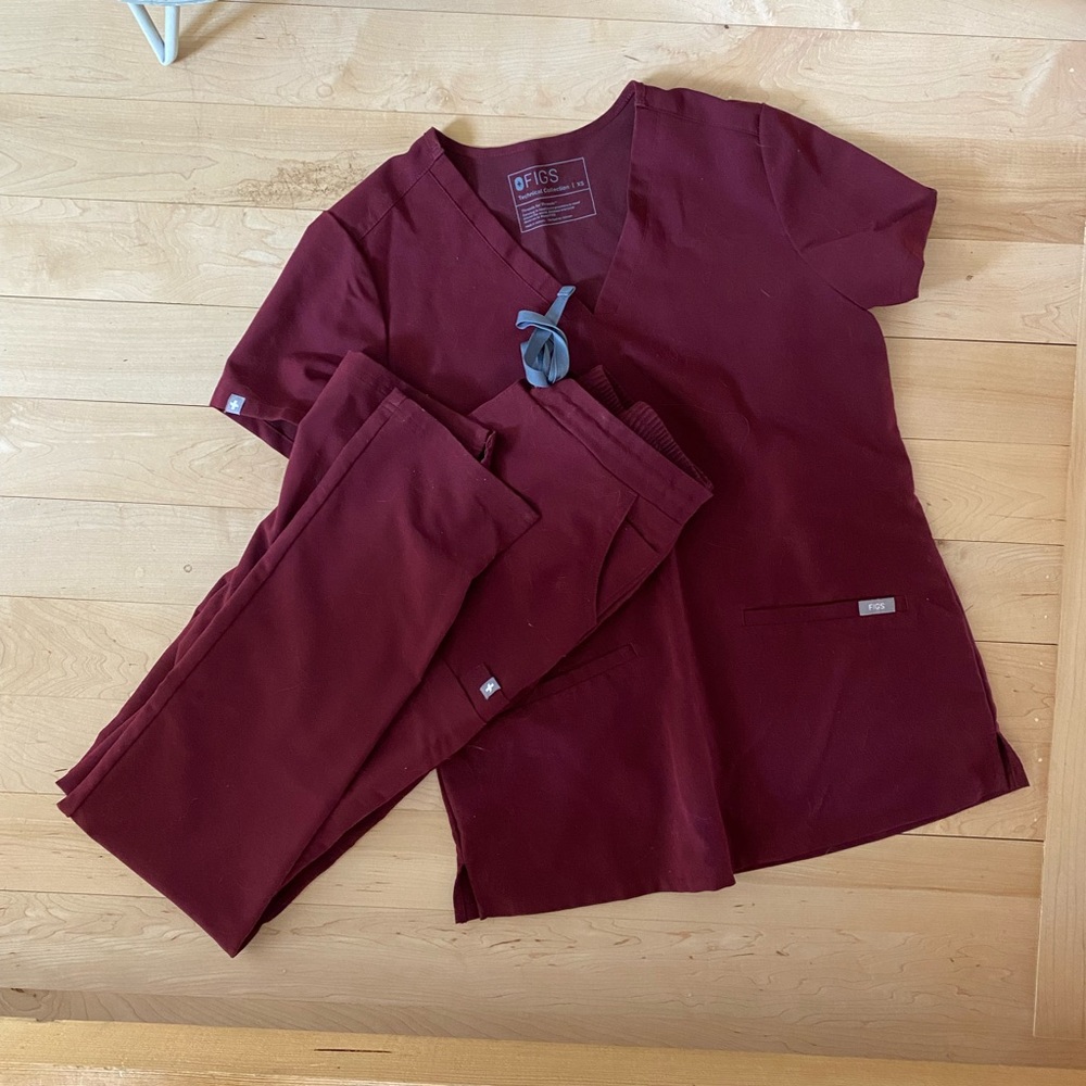 Burgundy Figs Set XS Casma Top XS/T Yola Pants
